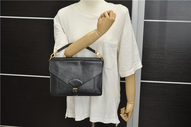 Auth Louis Vuitton Epi Biface 2Way Shoulder Hand Bag Purse Black M52322 LV 5199D
