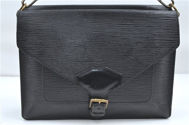 Auth Louis Vuitton Epi Biface 2Way Shoulder Hand Bag Purse Black M52322 LV 5200D