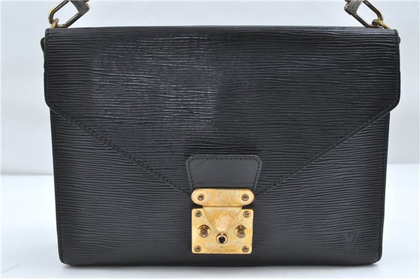 Auth Louis Vuitton Epi Biface 2Way Shoulder Hand Bag Purse Black M52322 LV 5200D