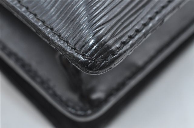 Auth Louis Vuitton Epi Biface 2Way Shoulder Hand Bag Purse Black M52322 LV 5200D