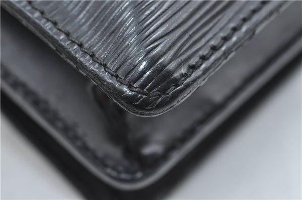 Auth Louis Vuitton Epi Biface 2Way Shoulder Hand Bag Purse Black M52322 LV 5200D