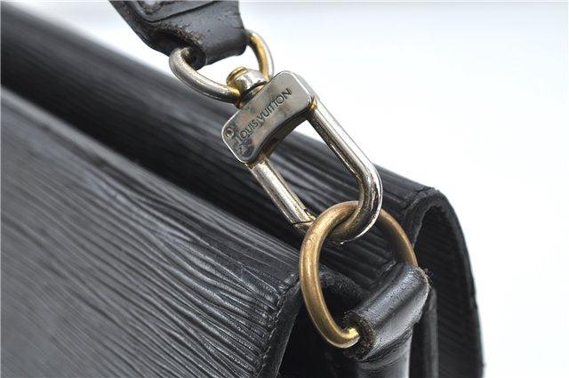 Auth Louis Vuitton Epi Biface 2Way Shoulder Hand Bag Purse Black M52322 LV 5200D