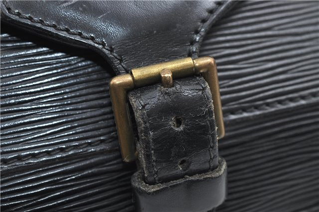 Auth Louis Vuitton Epi Biface 2Way Shoulder Hand Bag Purse Black M52322 LV 5200D