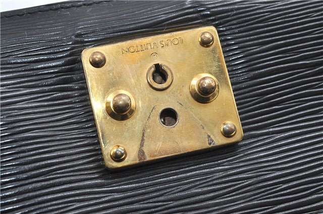 Auth Louis Vuitton Epi Biface 2Way Shoulder Hand Bag Purse Black M52322 LV 5200D