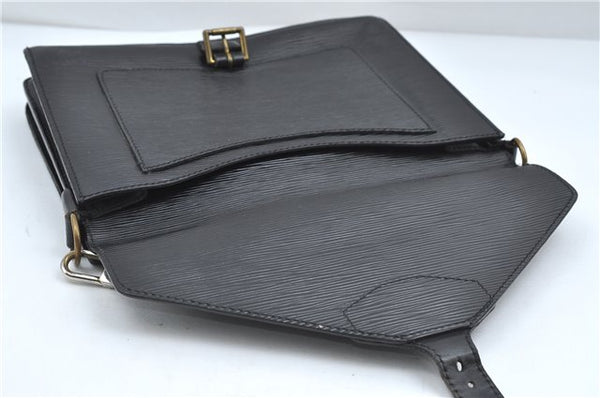 Auth Louis Vuitton Epi Biface 2Way Shoulder Hand Bag Purse Black M52322 LV 5200D