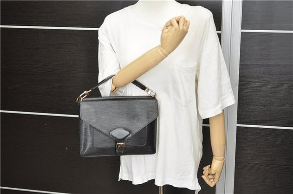 Auth Louis Vuitton Epi Biface 2Way Shoulder Hand Bag Purse Black M52322 LV 5200D