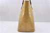 Authentic Louis Vuitton Vernis Houston Shoulder Hand Bag Yellow M91004 LV 5201D