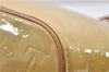 Authentic Louis Vuitton Vernis Houston Shoulder Hand Bag Yellow M91004 LV 5201D