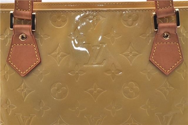 Authentic Louis Vuitton Vernis Houston Shoulder Hand Bag Yellow M91004 LV 5201D