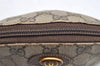 Authentic GUCCI Vintage Pouch Purse GG PVC Leather Brown Junk 5201I