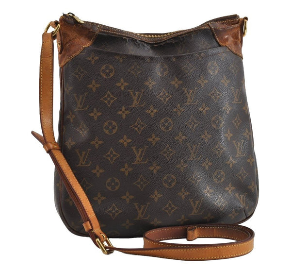 Authentic Louis Vuitton Monogram Odeon MM Shoulder Cross Bag M56389 Junk 5202I