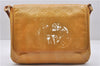 Auth Louis Vuitton Vernis Thompson Street Shoulder Bag Yellow M91008 LV 5203D