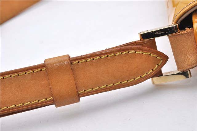 Auth Louis Vuitton Vernis Thompson Street Shoulder Bag Yellow M91008 LV 5203D