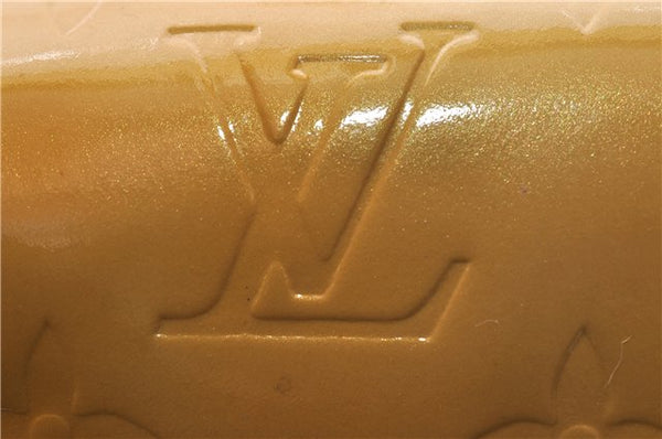 Auth Louis Vuitton Vernis Thompson Street Shoulder Bag Yellow M91008 LV 5203D