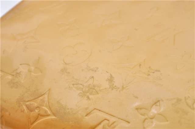 Auth Louis Vuitton Vernis Thompson Street Shoulder Bag Yellow M91008 LV 5203D