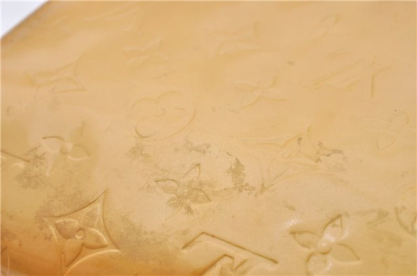 Auth Louis Vuitton Vernis Thompson Street Shoulder Bag Yellow M91008 LV 5203D