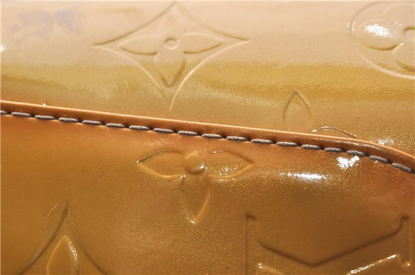 Auth Louis Vuitton Vernis Thompson Street Shoulder Bag Yellow M91008 LV 5203D