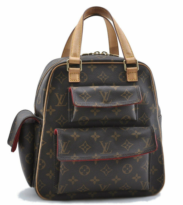 Authentic LOUIS VUITTON Monogram Excentri Cite Hand Bag M51161 LV 5204A