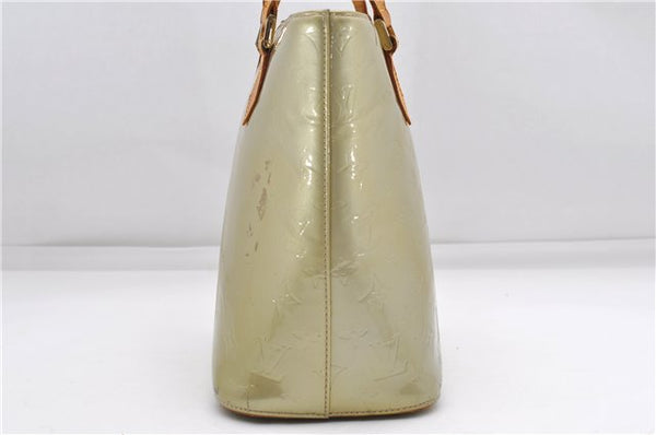 Auth Louis Vuitton Vernis Houston Shoulder Bag M91053 Light Green LV Junk 5204D
