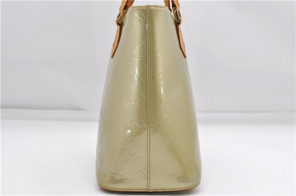 Auth Louis Vuitton Vernis Houston Shoulder Bag M91053 Light Green LV Junk 5204D