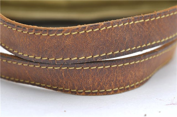 Auth Louis Vuitton Vernis Houston Shoulder Bag M91053 Light Green LV Junk 5204D