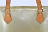 Auth Louis Vuitton Vernis Houston Shoulder Bag M91053 Light Green LV Junk 5204D