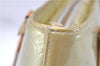 Auth Louis Vuitton Vernis Houston Shoulder Bag M91053 Light Green LV Junk 5204D