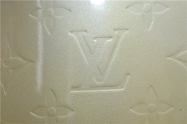 Auth Louis Vuitton Vernis Houston Shoulder Bag M91053 Light Green LV Junk 5204D