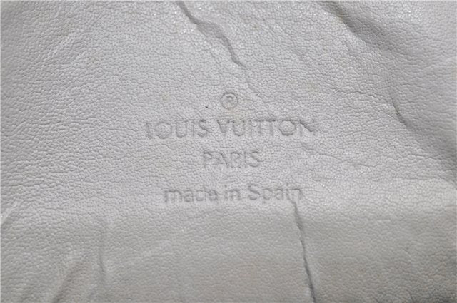 Auth Louis Vuitton Vernis Houston Shoulder Bag M91053 Light Green LV Junk 5204D