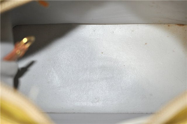 Auth Louis Vuitton Vernis Houston Shoulder Bag M91053 Light Green LV Junk 5204D