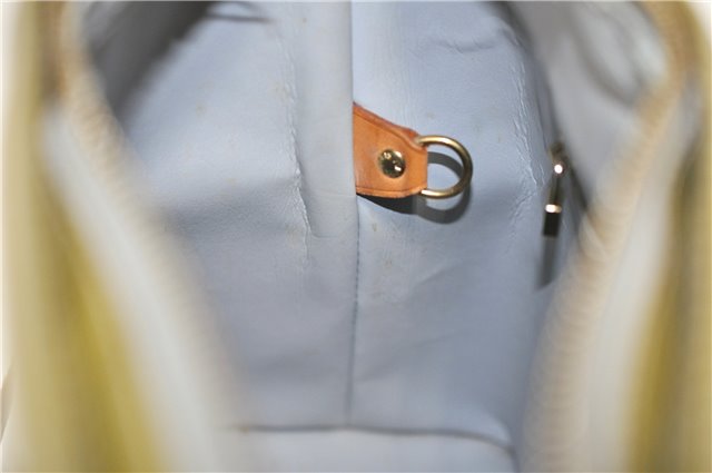 Auth Louis Vuitton Vernis Houston Shoulder Bag M91053 Light Green LV Junk 5204D