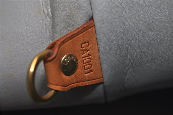 Auth Louis Vuitton Vernis Houston Shoulder Bag M91053 Light Green LV Junk 5204D