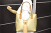 Auth Louis Vuitton Vernis Houston Shoulder Bag M91053 Light Green LV Junk 5204D