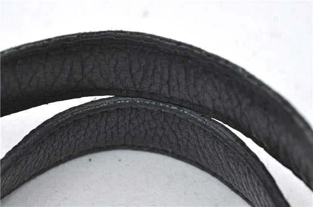 Authentic GUCCI Abbey Vintage Tote Hand Bag GG Nylon Leather 293580 Black 5204E