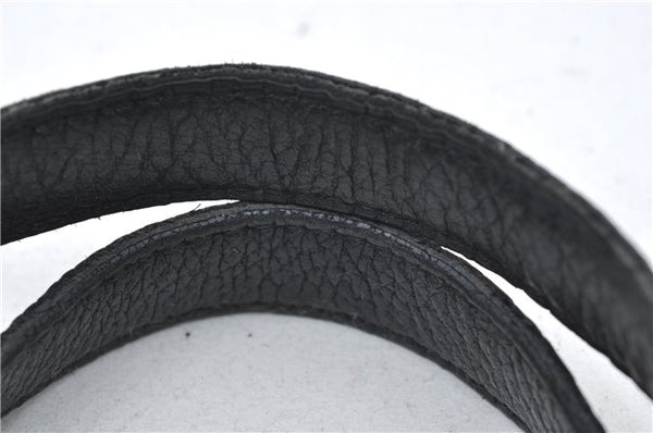 Authentic GUCCI Abbey Vintage Tote Hand Bag GG Nylon Leather 293580 Black 5204E