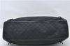 Authentic GUCCI Abbey Vintage Tote Hand Bag GG Nylon Leather 293580 Black 5204E