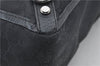 Authentic GUCCI Abbey Vintage Tote Hand Bag GG Nylon Leather 293580 Black 5204E