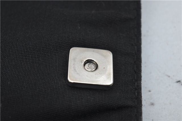 Authentic GUCCI Abbey Vintage Tote Hand Bag GG Nylon Leather 293580 Black 5204E