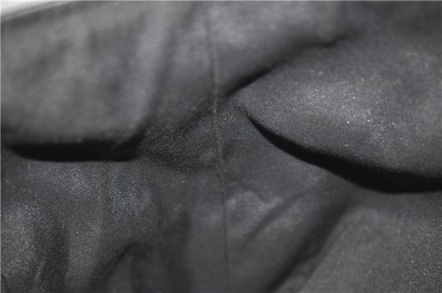 Authentic GUCCI Abbey Vintage Tote Hand Bag GG Nylon Leather 293580 Black 5204E