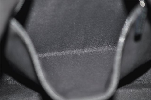 Authentic GUCCI Abbey Vintage Tote Hand Bag GG Nylon Leather 293580 Black 5204E