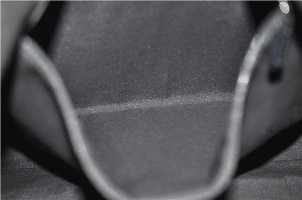 Authentic GUCCI Abbey Vintage Tote Hand Bag GG Nylon Leather 293580 Black 5204E