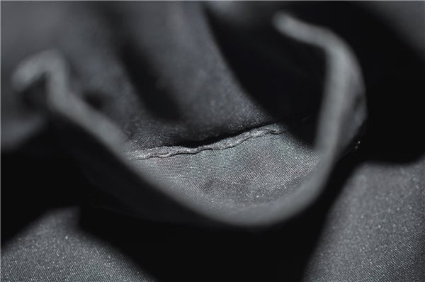 Authentic GUCCI Abbey Vintage Tote Hand Bag GG Nylon Leather 293580 Black 5204E