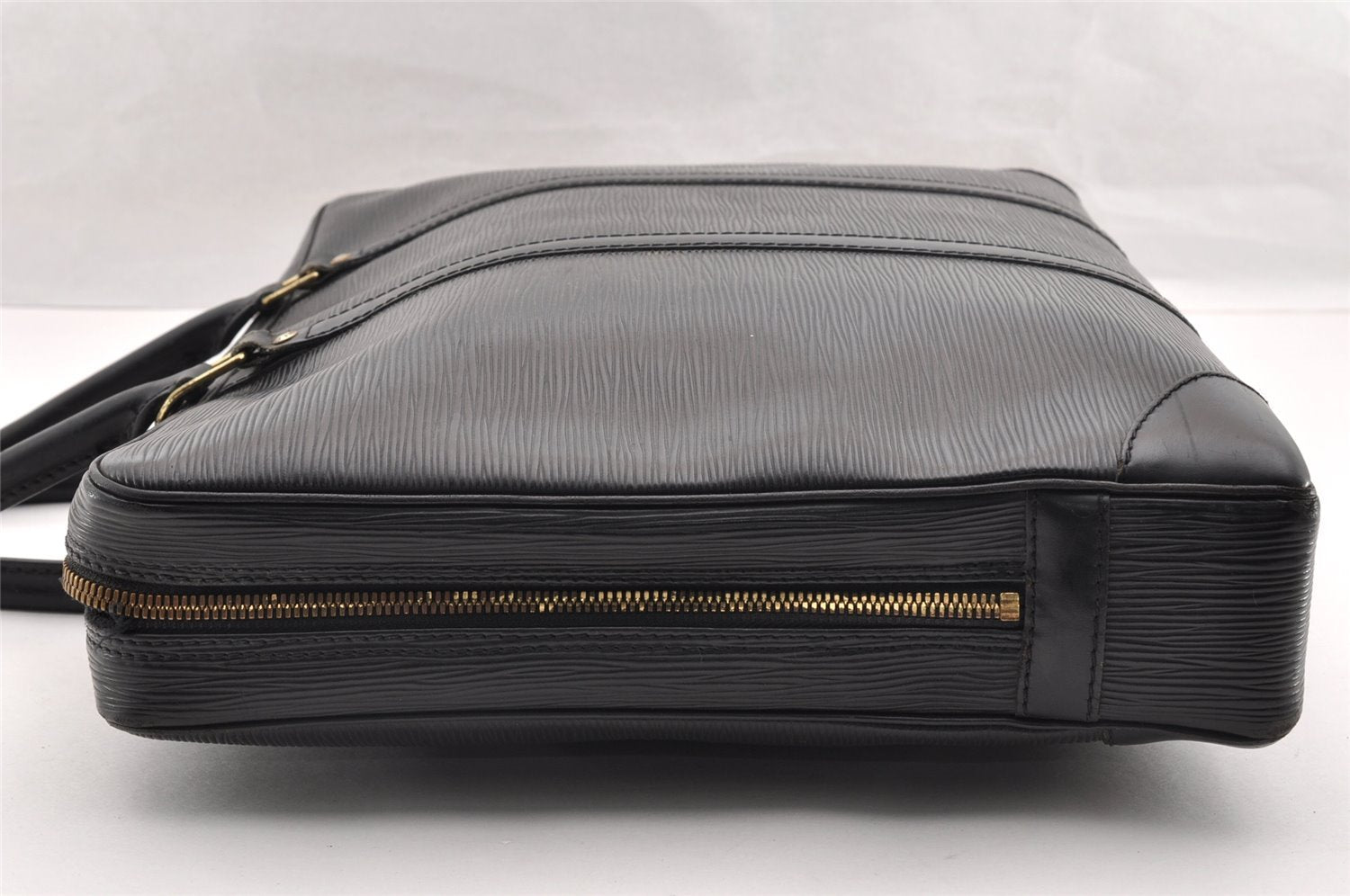Auth Louis Vuitton Epi Porte Documents Voyage Briefcase M59162 Black Junk 5204I