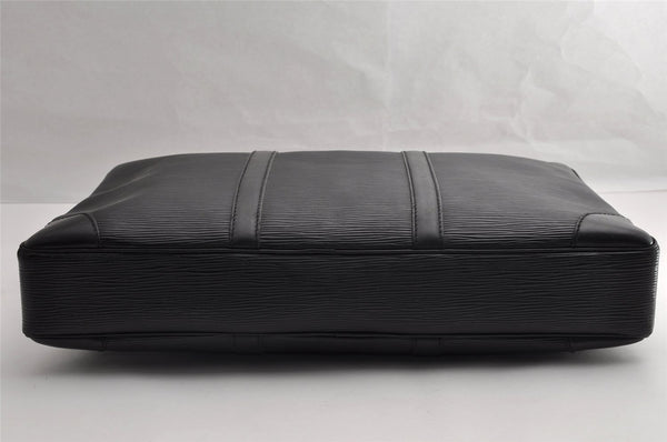 Auth Louis Vuitton Epi Porte Documents Voyage Briefcase M59162 Black Junk 5204I