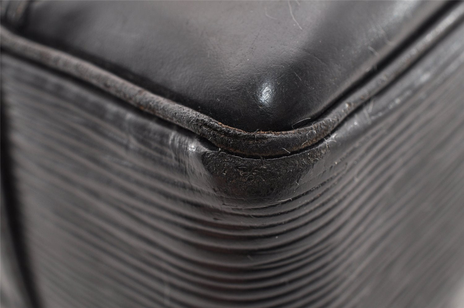 Auth Louis Vuitton Epi Porte Documents Voyage Briefcase M59162 Black Junk 5204I