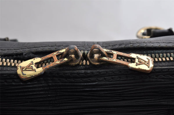 Auth Louis Vuitton Epi Porte Documents Voyage Briefcase M59162 Black Junk 5204I