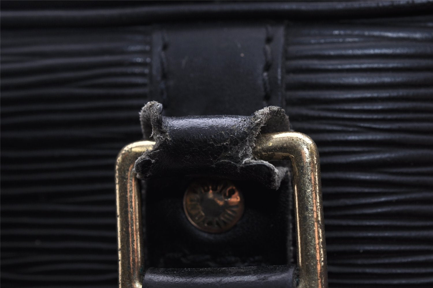 Auth Louis Vuitton Epi Porte Documents Voyage Briefcase M59162 Black Junk 5204I