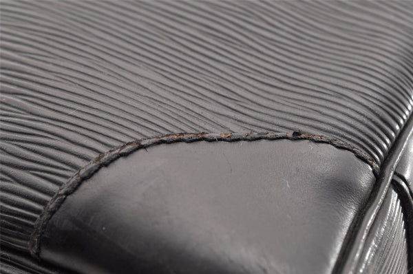 Auth Louis Vuitton Epi Porte Documents Voyage Briefcase M59162 Black Junk 5204I