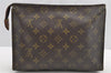 Auth Louis Vuitton Monogram Poche Toilette 26 Cosmetics Pouch Old Model LV 5205I