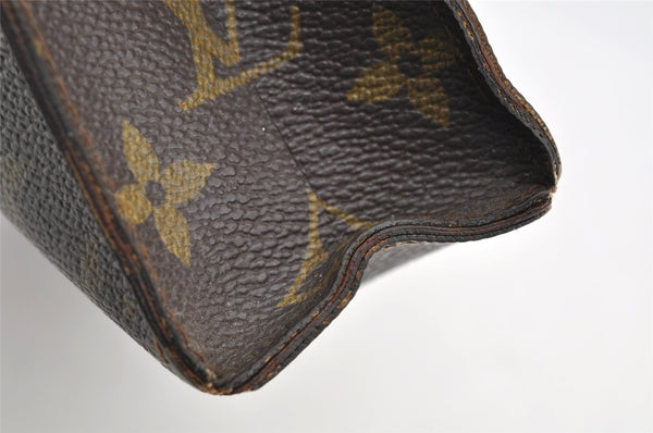 Auth Louis Vuitton Monogram Poche Toilette 26 Cosmetics Pouch Old Model LV 5205I